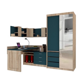 Ansamblu Birou si Dressing Genarom Bob, Stejar Sonoma / Decor 0244 Ansamblu Birou si Dressing Genarom Bob, Stejar Sonoma / Decor 0244