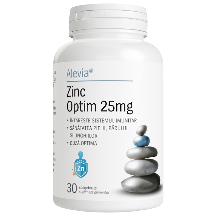 Хранителна добавка Цинк Оптим 25 мг, 30 табл