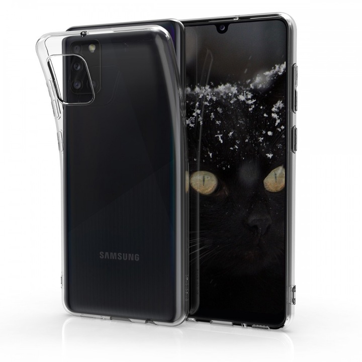 Tok, Samsung Galaxy A31-hez, szilikon, átlátszó, 52937.03