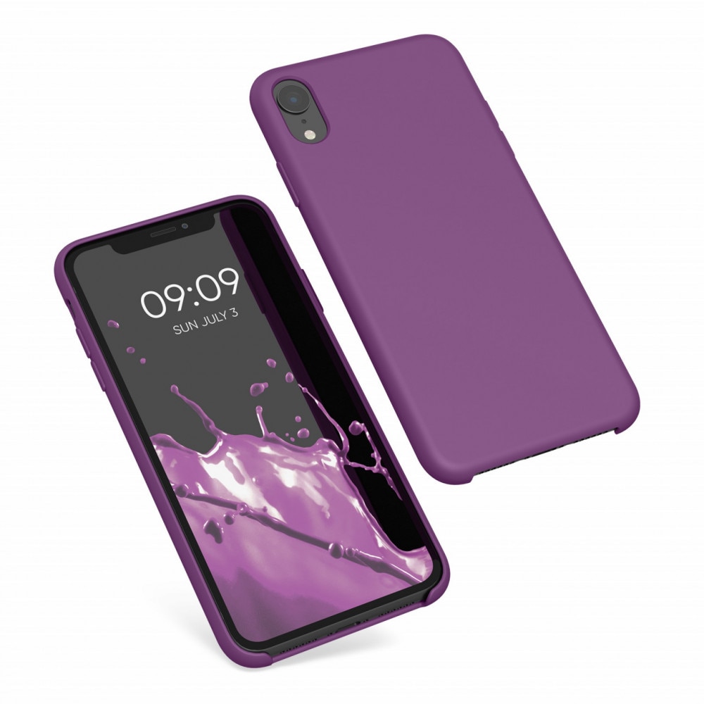 Husa pentru Apple iPhone XR, Silicon, Mov, 45910.197 - eMAG.ro