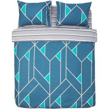 Lenjerie de pat Heinner Home, 2 persoane, 100% bumbac, densitate 132TC, 4 piese, cearceaf pilota 180x200, cearceaf pat 200x220, fata de perna 50x70cm, model Gem Lenjerie de pat Heinner Home, 2 persoane, 100% bumbac, densitate 132TC, 4 piese, cearceaf pilota 180x200, cearceaf pat 200x220, fata de perna 50x70cm, model Gem