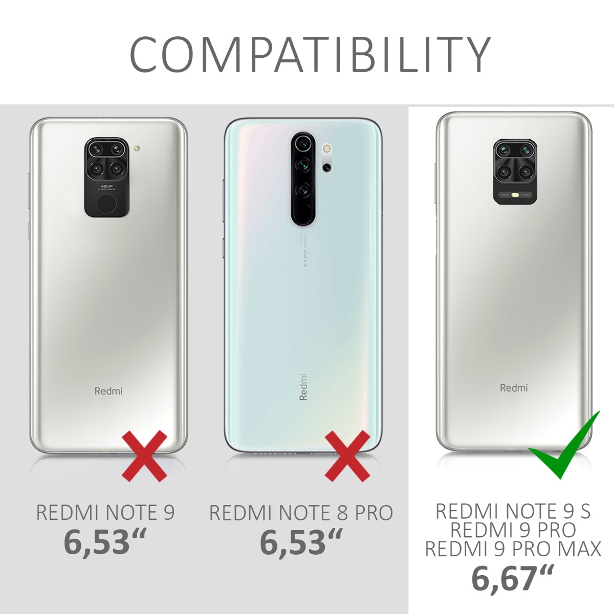 Husa pentru Xiaomi Redmi Note 9S / Redmi Note 9 Pro / Redmi Note 9 Pro Max, Silicon, Transparent, 52145.03