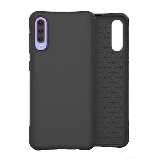 Husa Silicon Samsung Galaxy A70,Galaxy A70s - iberry Color Soft Negru