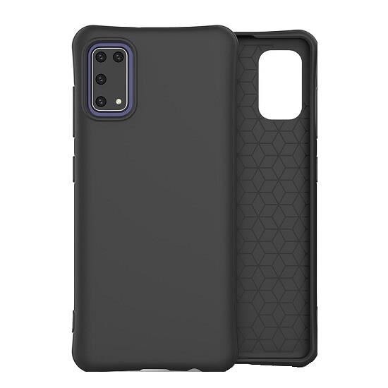 Husa Silicon Samsung Galaxy A41 - iberry Color Soft Negru