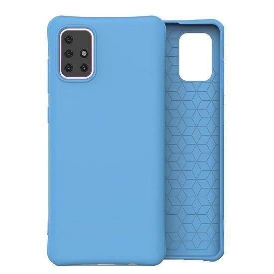 Husa Silicon Samsung Galaxy A71 - iberry Color Soft Albastru