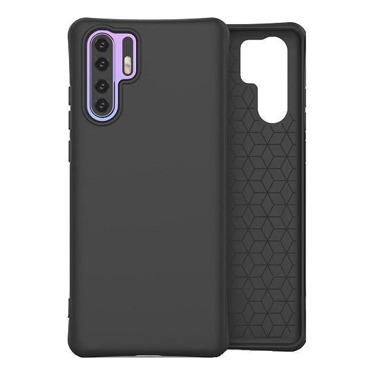Husa Silicon Huawei P30 Pro - iberry Color Soft Negru