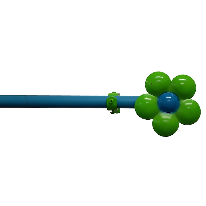 Корниз Florie Pop, разтегателен Ridorail, 122-213 см тюркоазено и синьо
