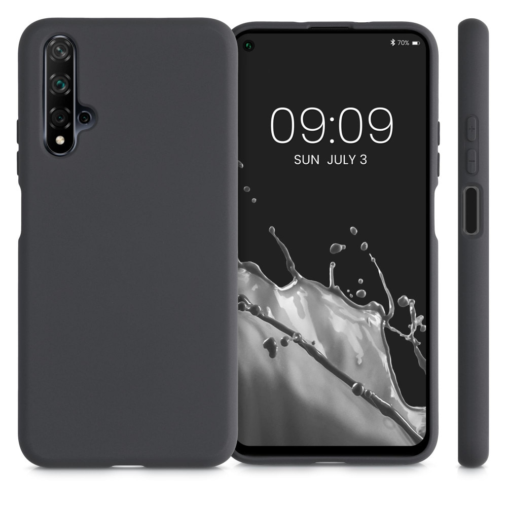 Husa pentru Huawei Nova 5T, Silicon, Negru, 52624.47