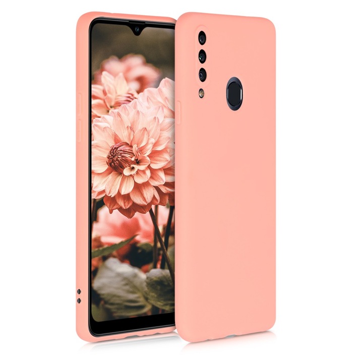 Husa pentru Samsung Galaxy A20s, Silicon, Roz, 52929.199