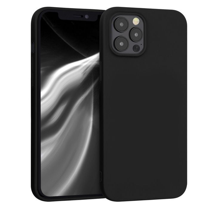 Apple iPhone 12 Pro Max tok, szilikon, fekete, 53045.47