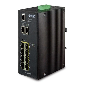 Switch Planet Industrial IGS-10080MFT 8-Port SFP + 2-Port Gigabit igs-10080mft Switch Planet Industrial IGS-10080MFT 8-Port SFP + 2-Port Gigabit igs-10080mft