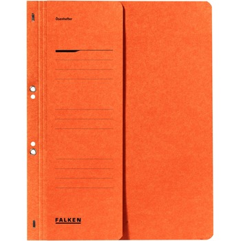 Dosar Falken, portocaliu, incopciat cu gauri 1/2, A4, 250g/mp, carton Dosar Falken, portocaliu, incopciat cu gauri 1/2, A4, 250g/mp, carton