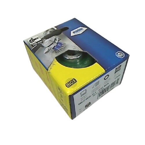 Perie sarma cupa, OSBORN, Ø 65, otel inoxidabil 0,5 mm, polizor unghiular