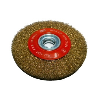 Perie sarma disc, OSBORN, Ø 200, otel alamit ondulat 0,30 mm, polizor banc Perie sarma disc, OSBORN, Ø 200, otel alamit ondulat 0,30 mm, polizor banc