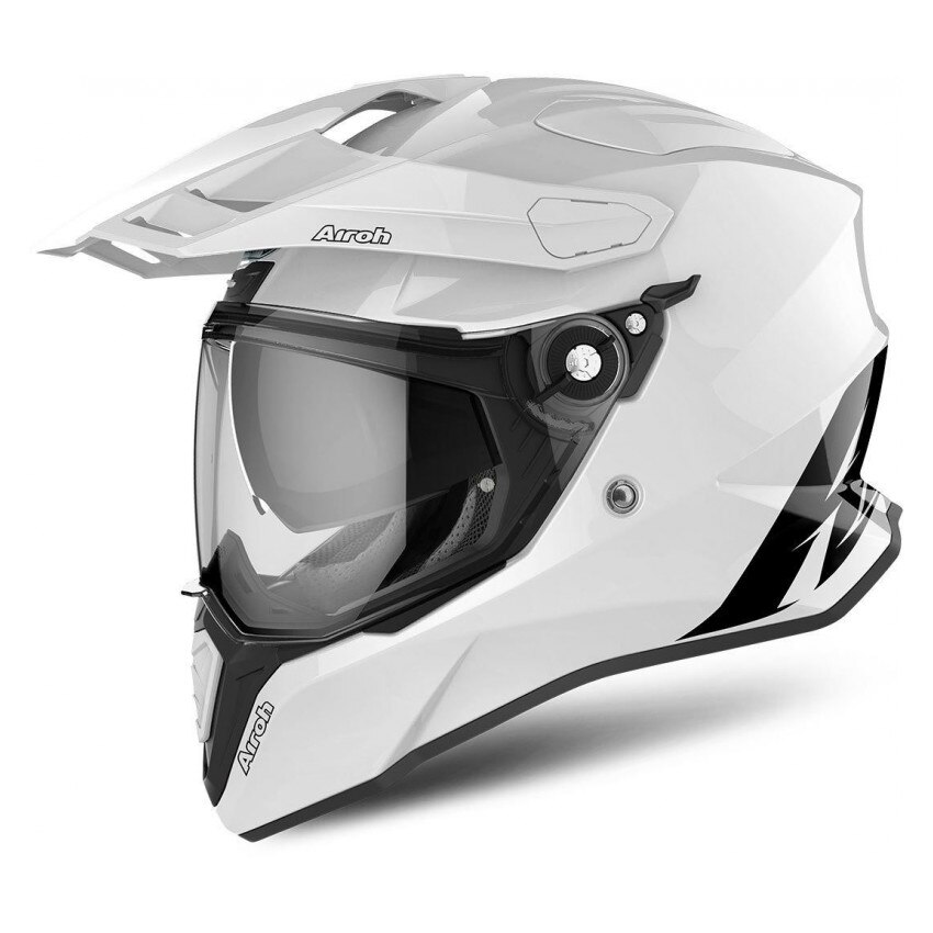 Casca protectie, Commander Color white gloss, Alb, M