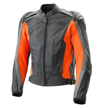 Jacheta piele strada KTM RSX negru/oranj L Jacheta piele strada KTM RSX negru/oranj L
