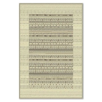 Covor sintetic Delta 6696-1-43255, 80x150cm, Bej / Maro, Model modern Covor sintetic Delta 6696-1-43255, 80x150cm, Bej / Maro, Model modern