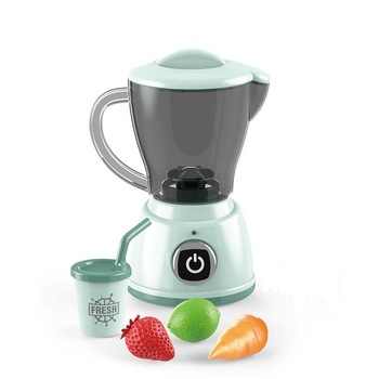 Blender de jucarie cu sunete, lumini si fructe incluse, verde pal Blender de jucarie cu sunete, lumini si fructe incluse, verde pal