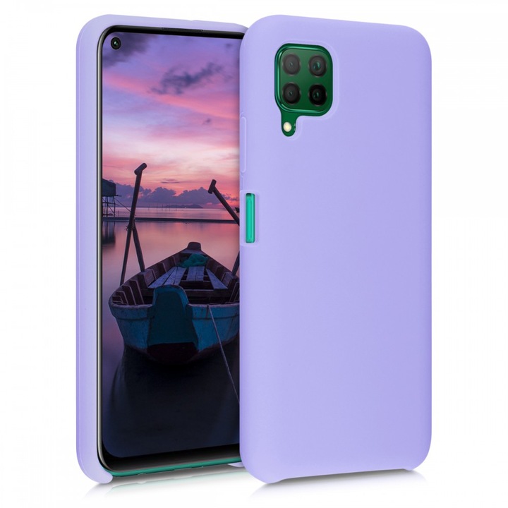 Huawei P40 Lite tok, szilikon, lila, 52290.108
