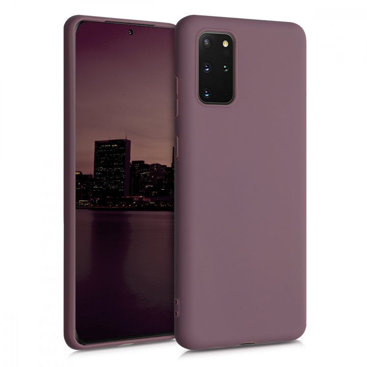 Кейс за Samsung Galaxy S20 Plus, Силиконов, Лилав, 51216.181