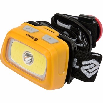 Lanterna de cap cu LED, Vorel, ABS, 3 W, 130 lmn, Galben Lanterna de cap cu LED, Vorel, ABS, 3 W, 130 lmn, Galben