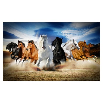 Tablou, Arlata Word Mag, Animale, Cai 1155, Rama Lemn, Multicolor, 80x50 cm, Full HD Tablou, Arlata Word Mag, Animale, Cai 1155, Rama Lemn, Multicolor, 80x50 cm, Full HD