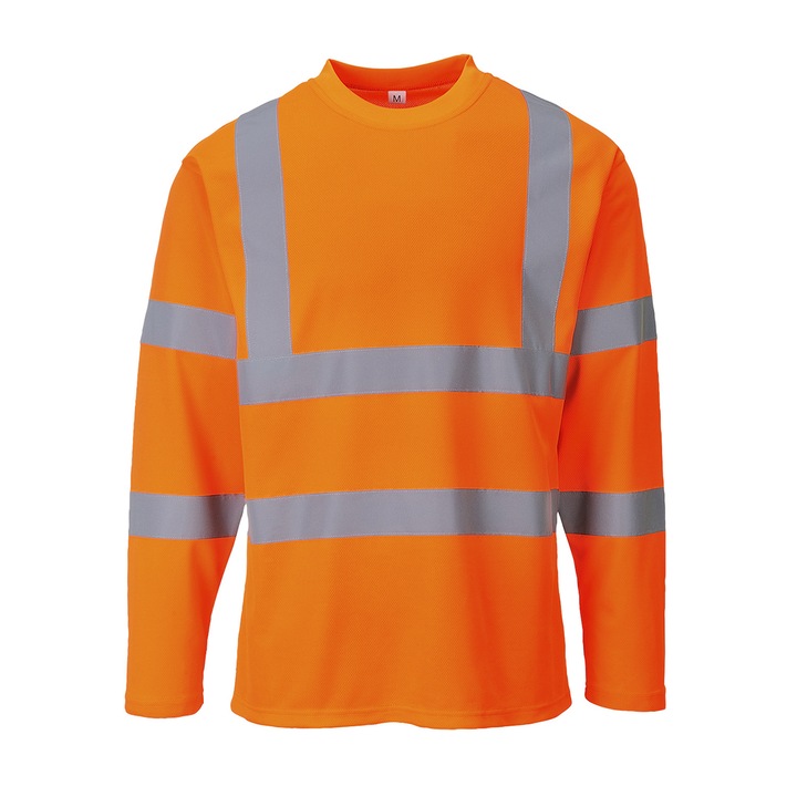 Tricou Hi-Vis cu maneci lungi, S278ORRXXL, culoarea Portocaliu, marimea XXL