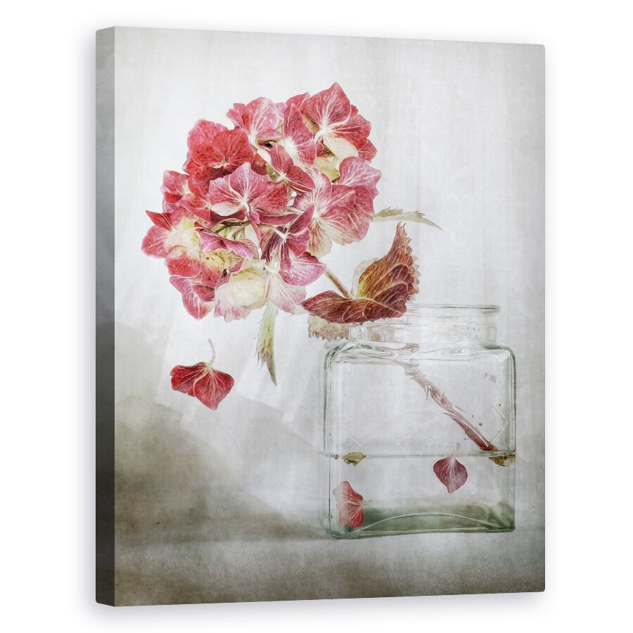 Tablou canvas - Hortensie, Vara, Floare, Rosu, 80 x 100 cm