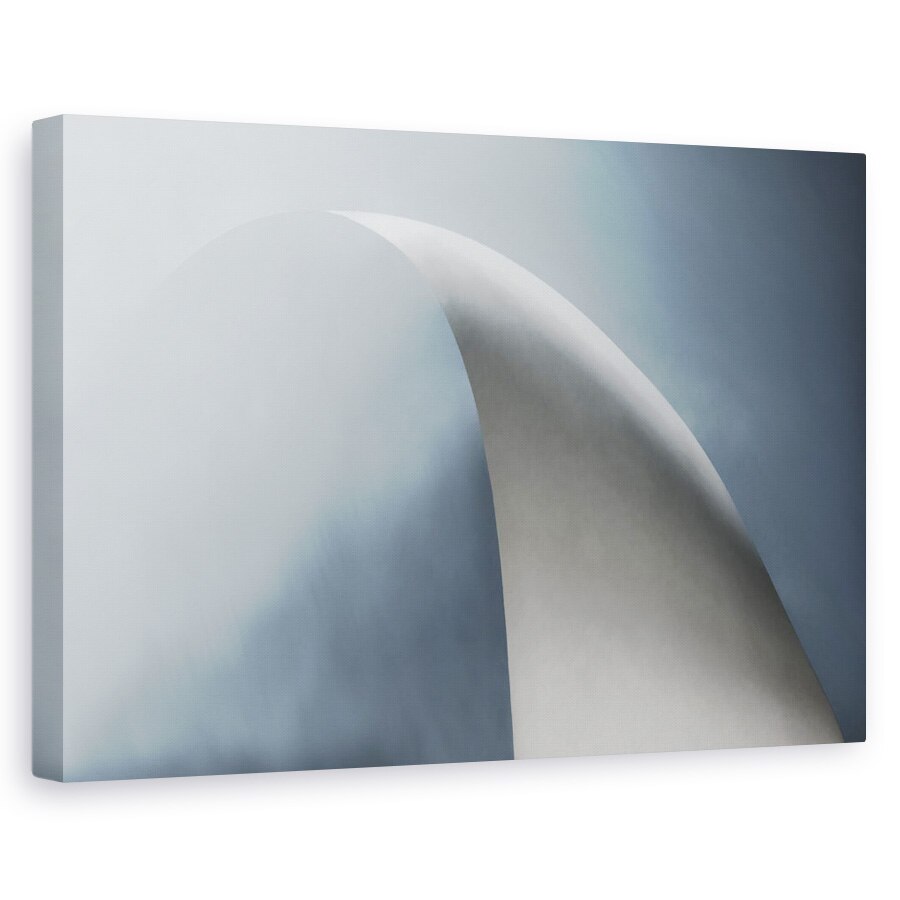 Tablou canvas - Arc Alb, Plastic, Litera, Abstract, Ostende, Olanda, Bucla, 40 x 60 cm