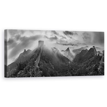 Tablou canvas - Dimineata Cetoasa la Marele Zid, China, Munti, Cer, Panorama, Marele Zid, 50 x 150 cm Tablou canvas - Dimineata Cetoasa la Marele Zid, China, Munti, Cer, Panorama, Marele Zid, 50 x 150 cm
