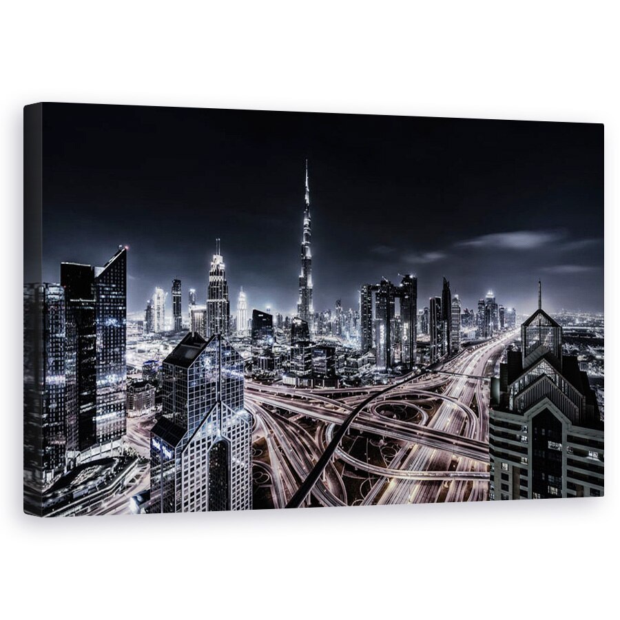 Tablou canvas - Magnum, Dubai, Eau, Burj al khalifa, Drum, Strada, 50 x 80 cm