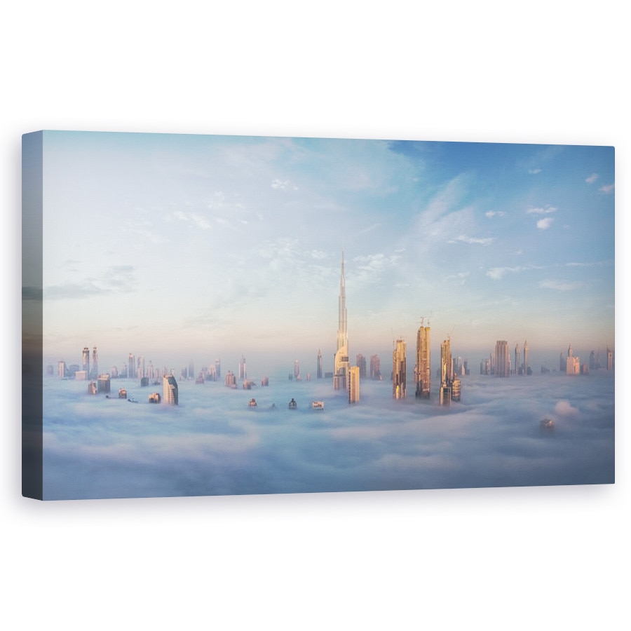Tablou canvas - Scufundarea in Ceata, Peisaj, Ceata, Abur, Nor, 50 x 100 cm