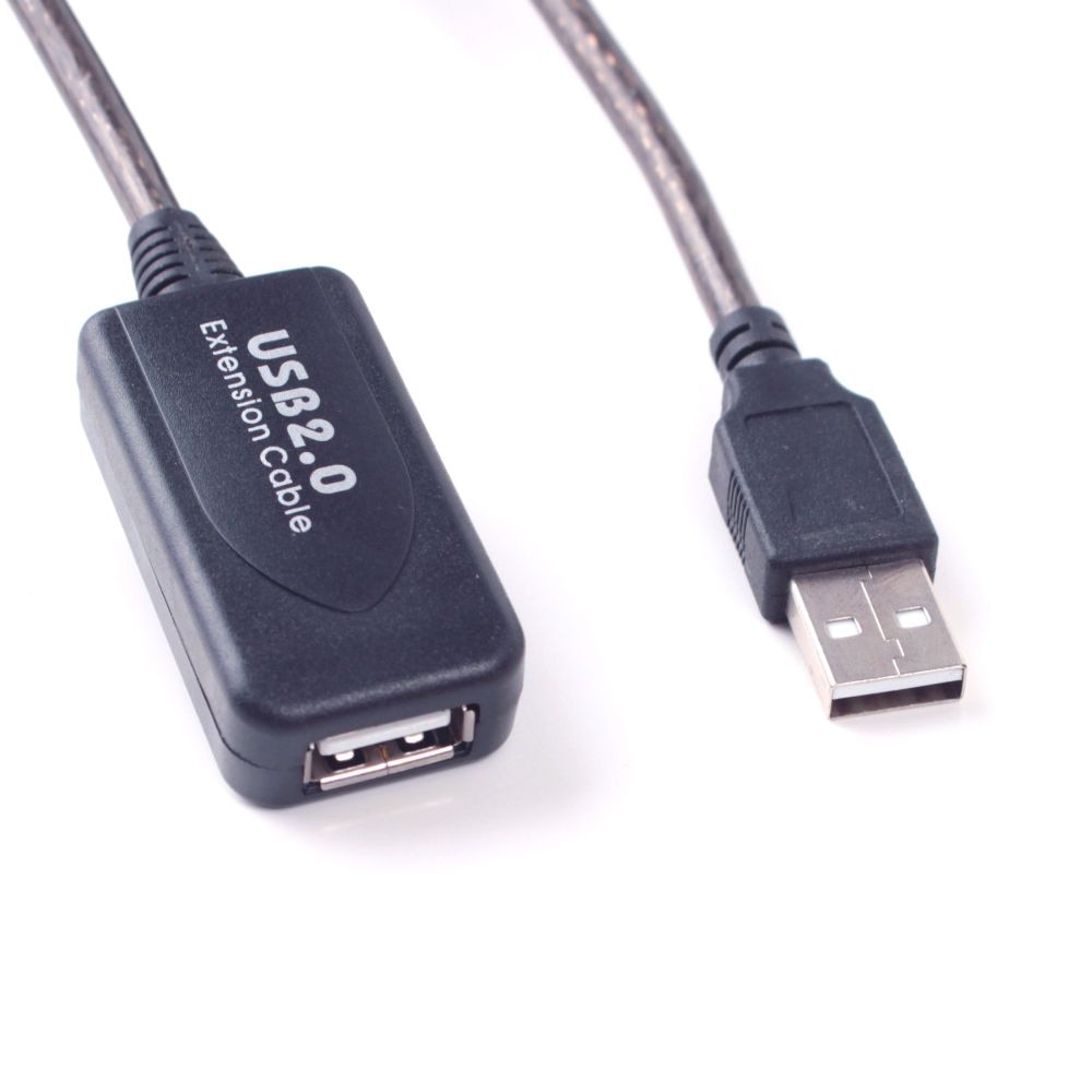 Cablu Wireman 147 5HS, extensie USB 2.0, amplificator de semnal, USB A tata - USB A mama, silicon, 5 metri