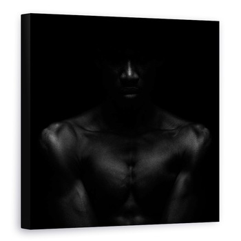 Tablou canvas - Toate Nuantele de Negru, Negru, Barbat, Portret, San Michele Al Tagliamento, Italia, 80 x 80 cm Tablou canvas - Toate Nuantele de Negru, Negru, Barbat, Portret, San Michele Al Tagliamento, Italia, 80 x 80 cm