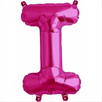Balon folie litera I magenta - 41cm, Northstar Balloons 59564 Balon folie litera I magenta - 41cm, Northstar Balloons 59564