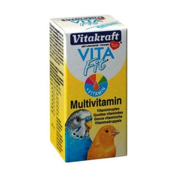 Vitamine pentru pasari, Vitakraft Vita-Fit, multivitamine, 10ml Vitamine pentru pasari, Vitakraft Vita-Fit, multivitamine, 10ml