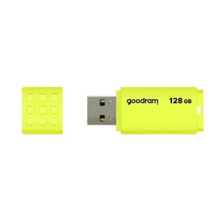 GOODRAM UME2 128GB USB 2.0 sárga pendrive