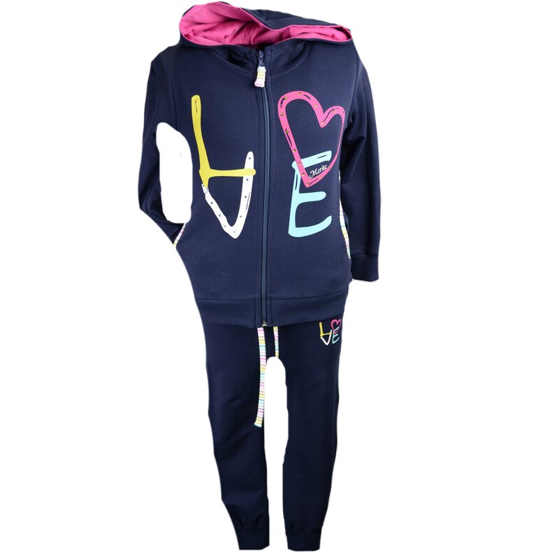 Trening pentru fete Atut 4254, Multicolor, 110 cm