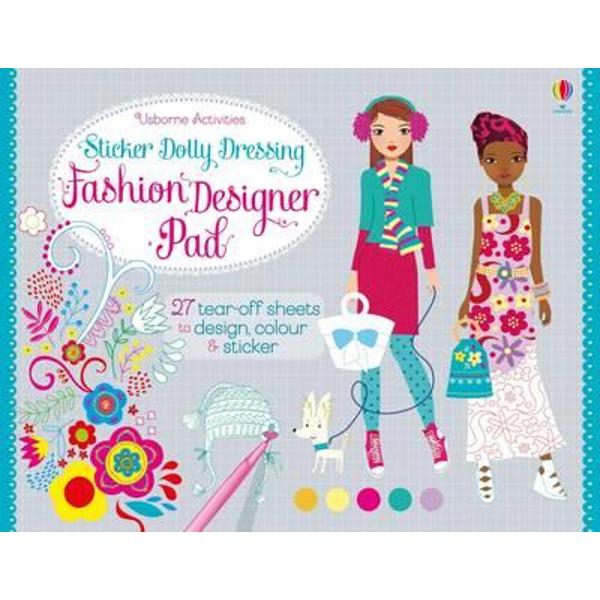 Sticker Dolly Dressing Fashion Designer Pad