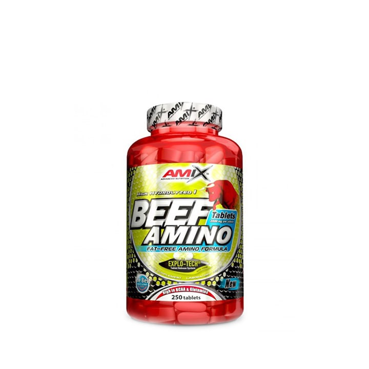 Aminoacizi Amix Beef Amino recuperare dupa antrenament 250 capsule