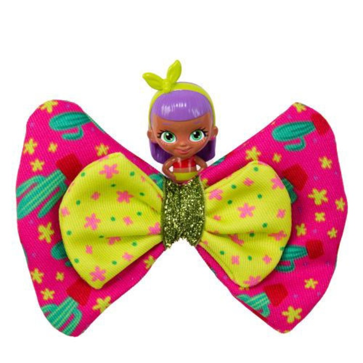 Jucarie fundita Bow Sis, cu papusa surpriza in interior, tropical