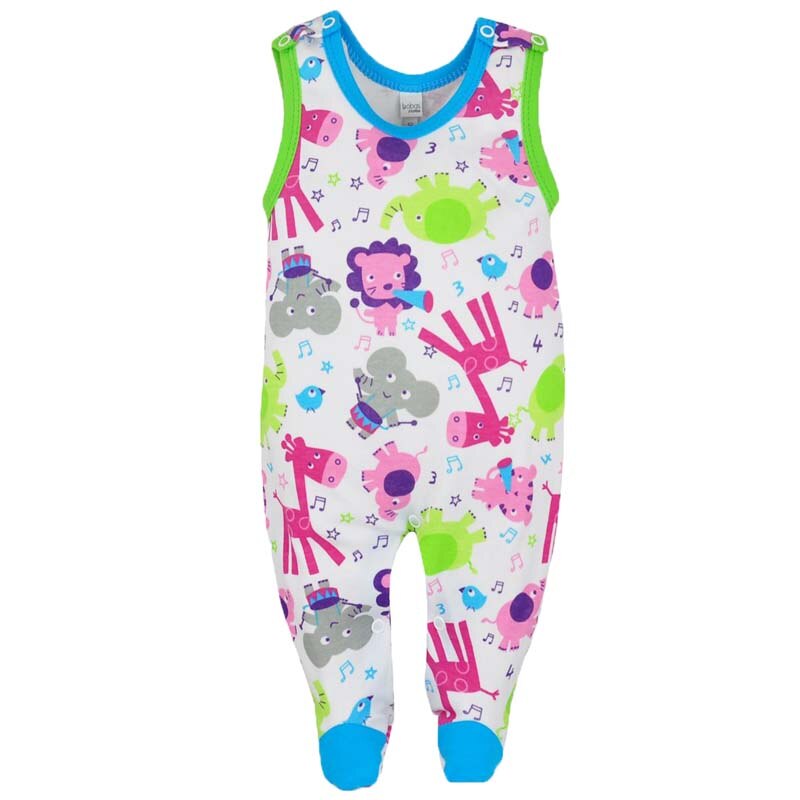 Salopeta fara maneci bebelusi Koala Zoo 3170AL, Multicolor, 62 cm