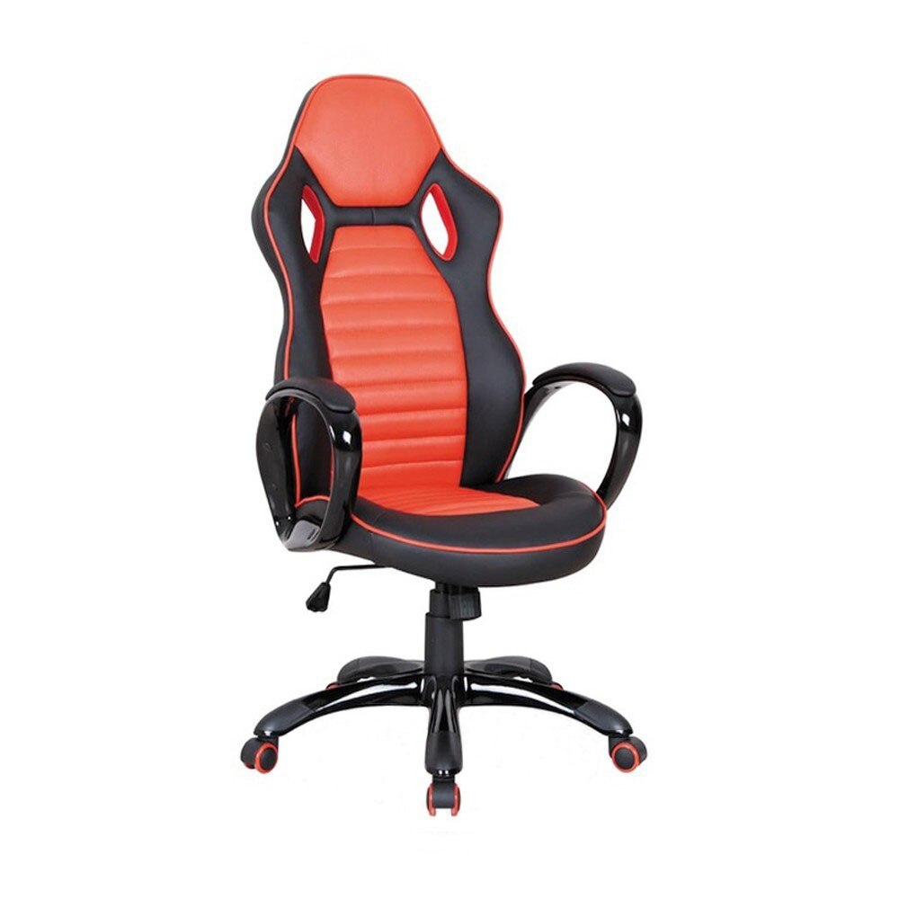 Scaun directorial negru - portocaliu AX Z105