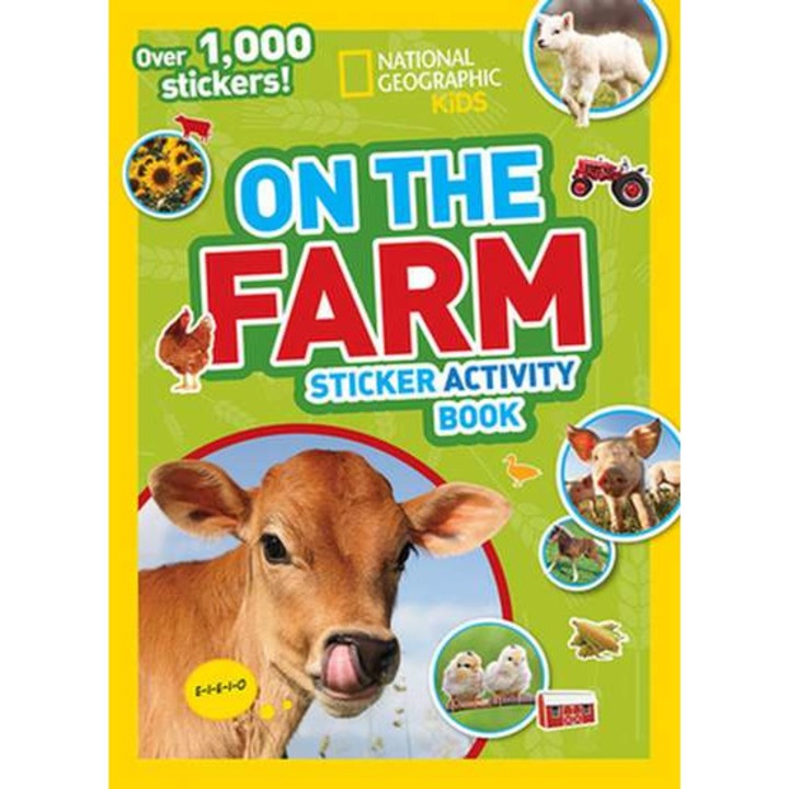 National Geographic Kids on the Farm Sticker Activity Book de National Geographic Kids