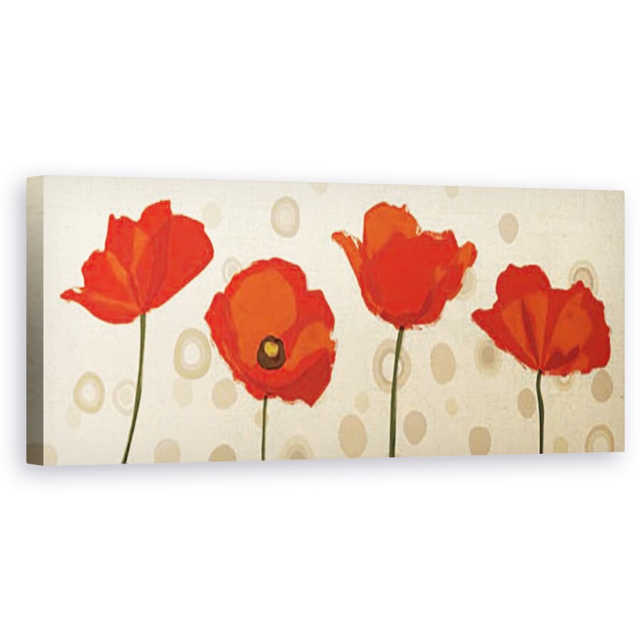 Tablou canvas - Dansul macilor III, 40 x 120 cm