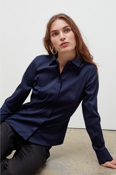 OVS, Camasa cu inchidere ascunsa, Bleumarin, XL OVS, Camasa cu inchidere ascunsa, Bleumarin, XL