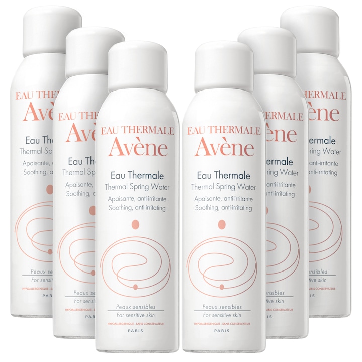 Avene 6 darab termálvíz érzékeny bőrre, 150 ml