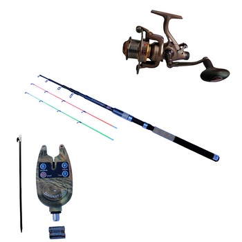 Set lanseta feeder telescopica Diamant alb Travel Feeder 3.3 m, mulineta YU 6000, senzor si suport, putere de aruncare 60-120 g Set lanseta feeder telescopica Diamant alb Travel Feeder 3.3 m, mulineta YU 6000, senzor si suport, putere de aruncare 60-120 g