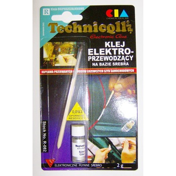 Lipici electronic Technicqll R-082, Repararea circuitelor electrice intrerupte, 2 g Lipici electronic Technicqll R-082, Repararea circuitelor electrice intrerupte, 2 g