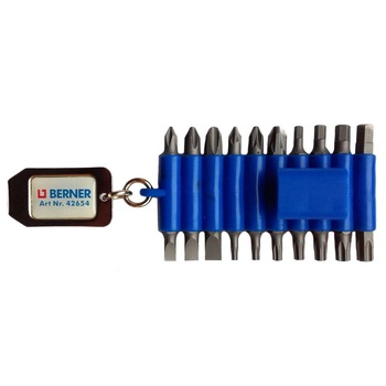 Set 20 accesorii Berner 42654, Biti, Cu clema, 1/4 Set 20 accesorii Berner 42654, Biti, Cu clema, 1/4